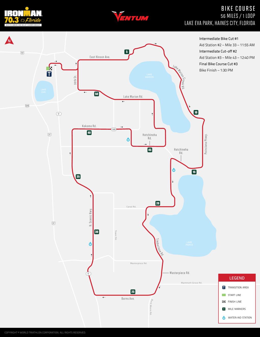 IRONMAN 70.3 FLORIDA Race Course Tips Set The Pace