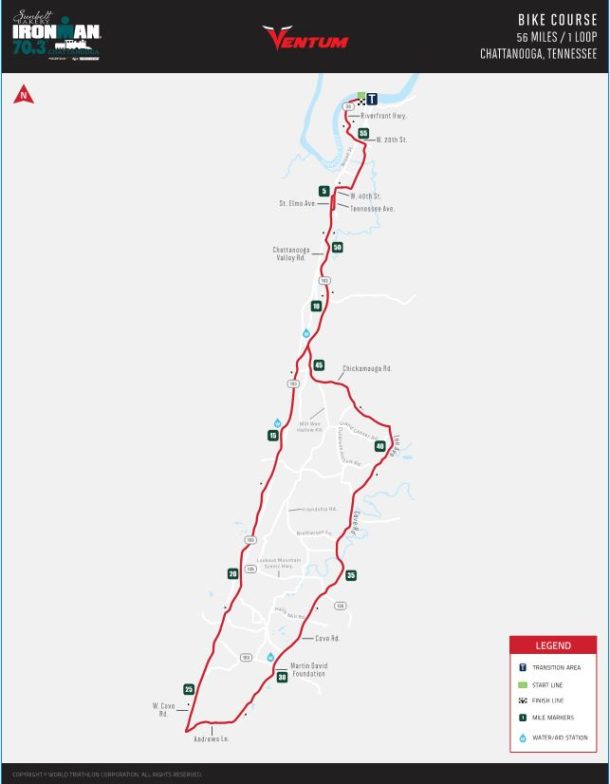 IRONMAN 70.3 CHATTANOOGA Race Course Tips // 2019 Set The Pace