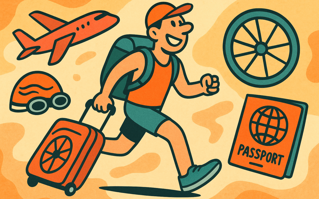 ✈️ Triathlon Travel Survival Guide: 5 Race-Week Travel Tips That Won’t Derail Your Performance